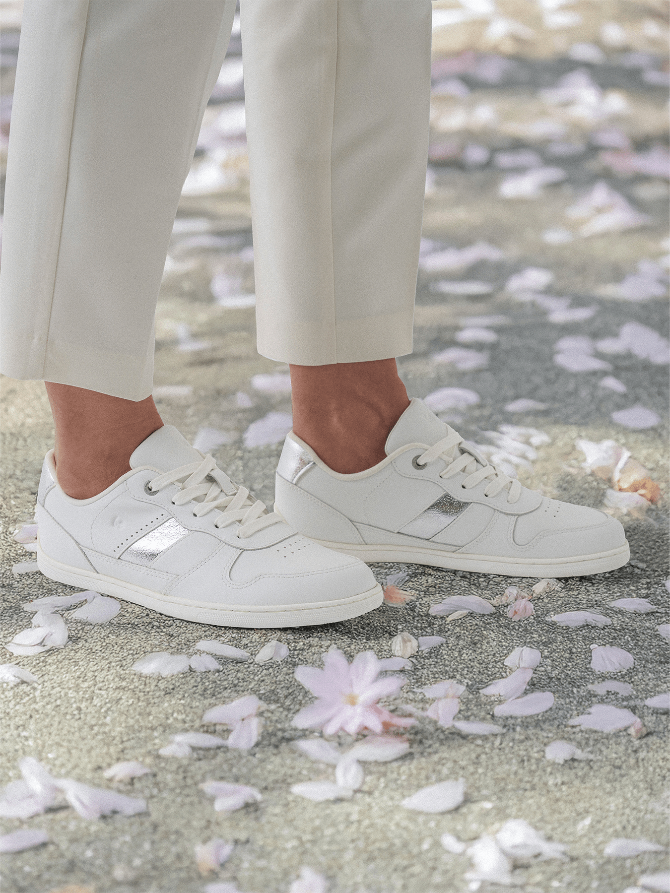 Barefoot Sneakers Be Lenka Cellestia - White & Silver - Barefoot Shoe Store