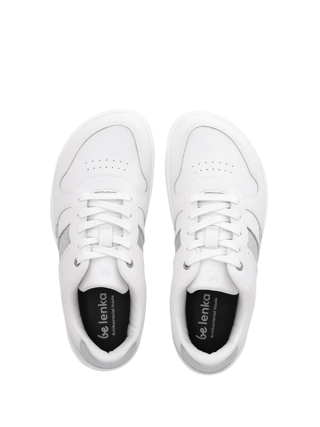 Barefoot Sneakers Be Lenka Cellestia - White & Silver - Barefoot Shoe Store