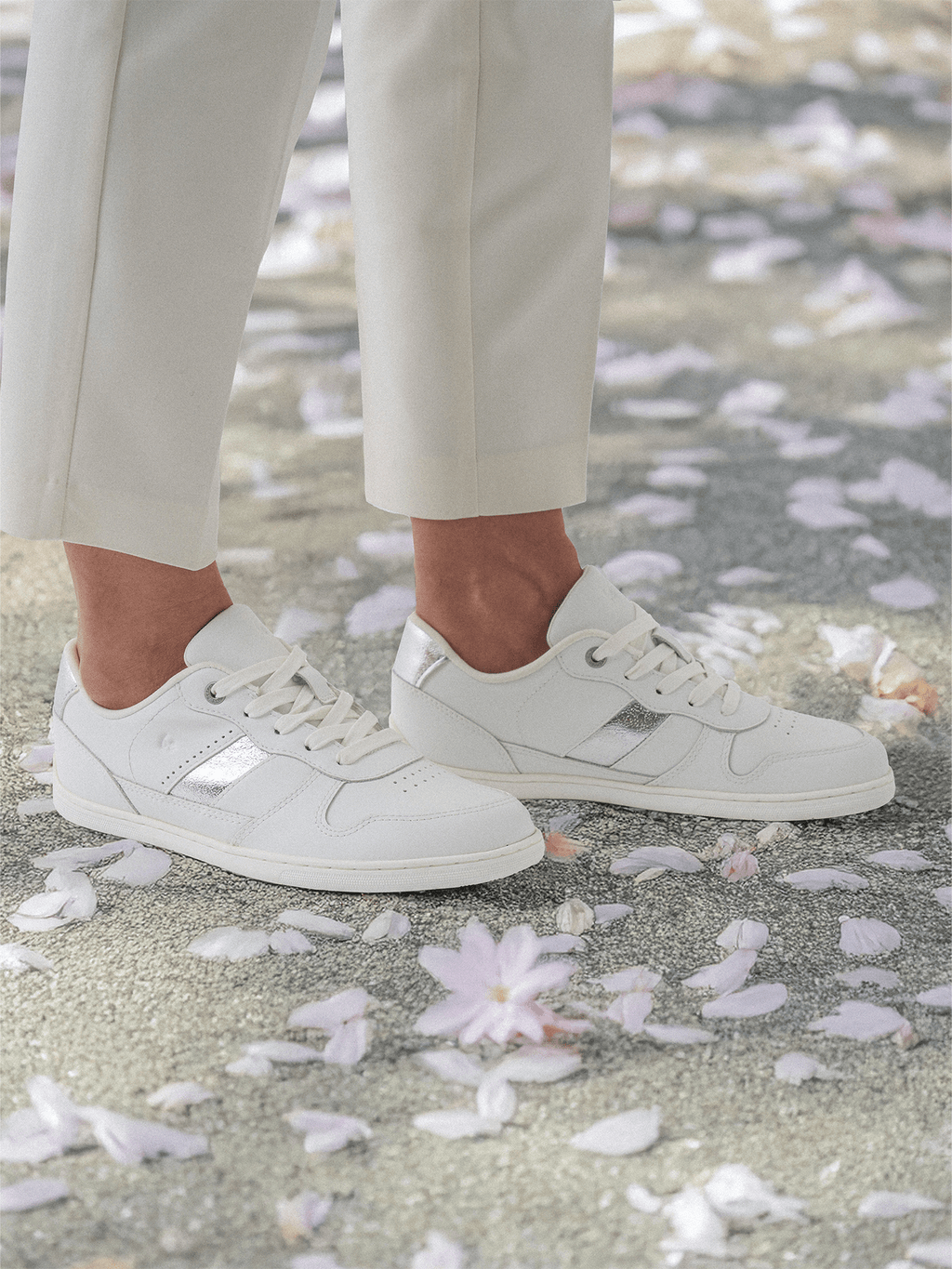 Barefoot Sneakers Be Lenka Cellestia - White & Silver - Barefoot Shoe Store
