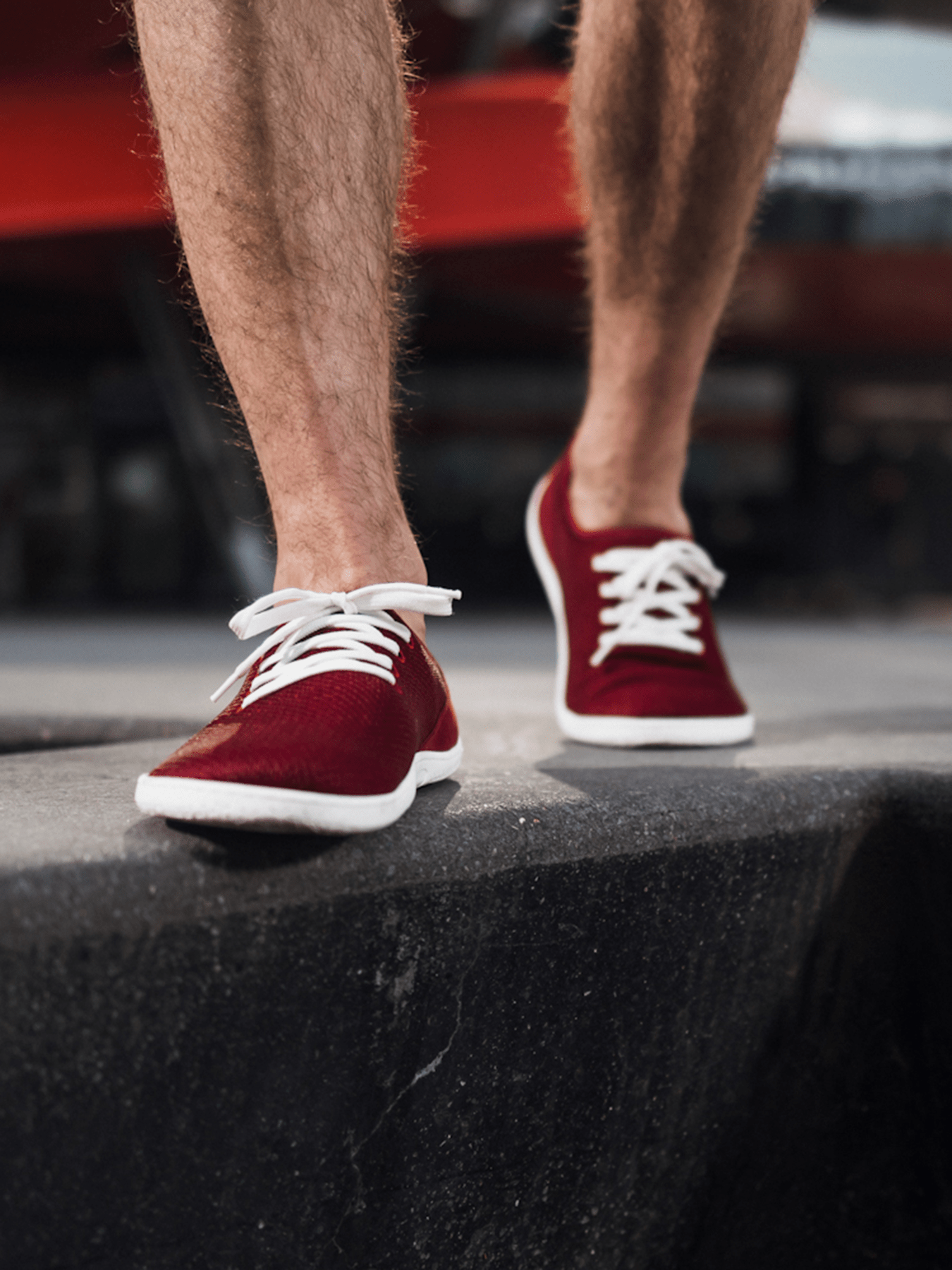 Barefoot Sneakers Be Lenka Dash - Wine Red - Barefoot Shoe Store