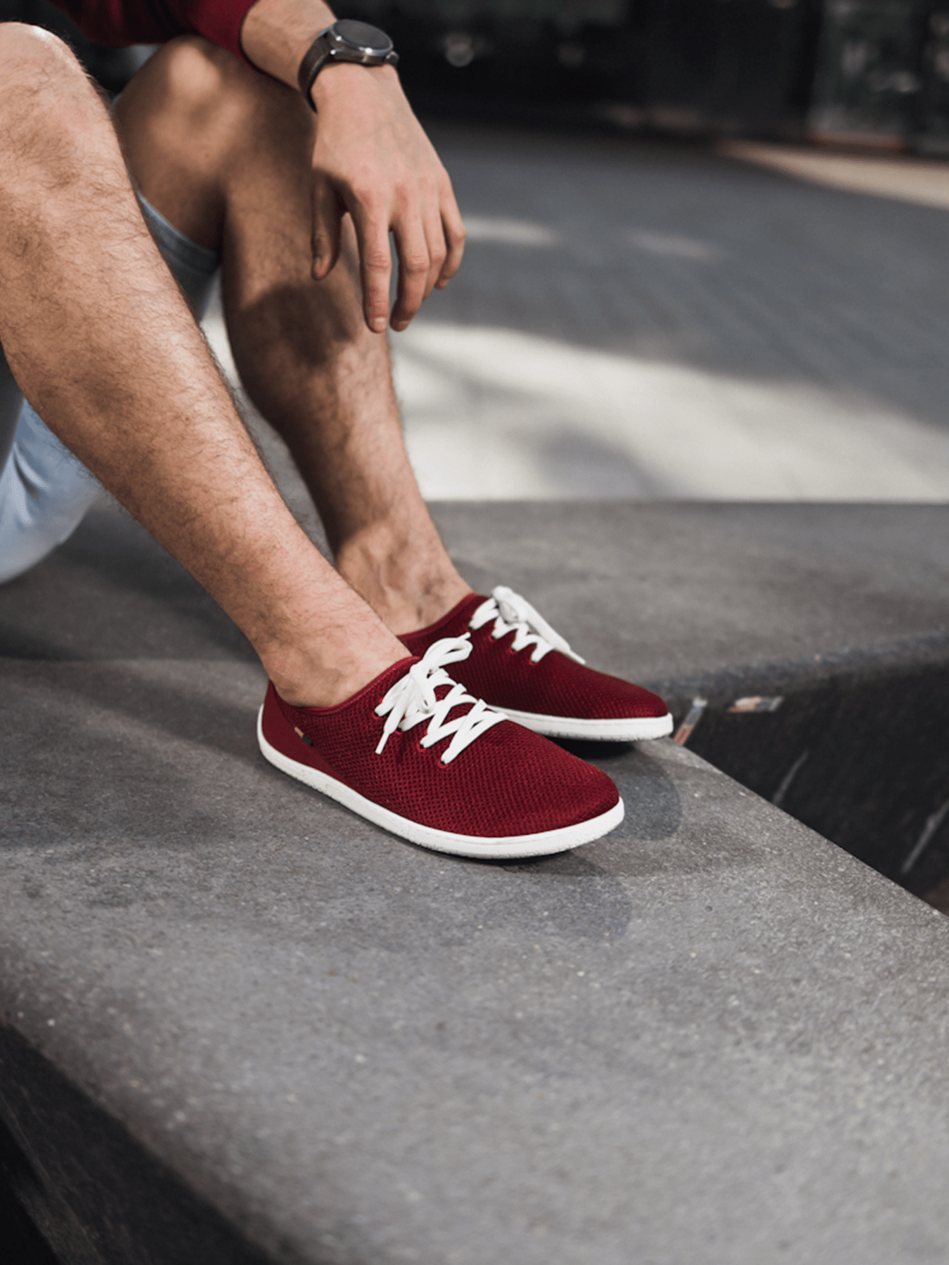 Barefoot Sneakers Be Lenka Dash - Wine Red - Barefoot Shoe Store