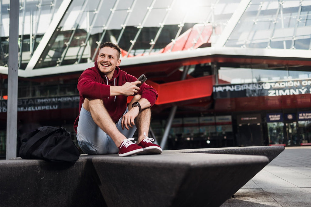 Barefoot Sneakers Be Lenka Dash - Wine Red - Barefoot Shoe Store