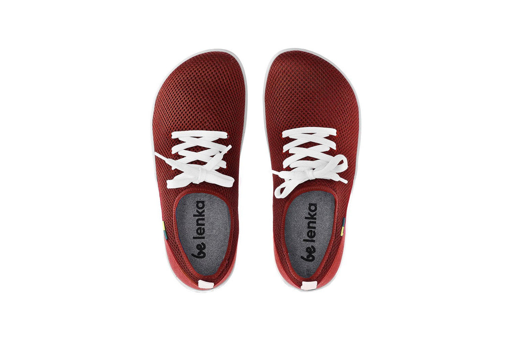 Barefoot Sneakers Be Lenka Dash - Wine Red - Barefoot Shoe Store