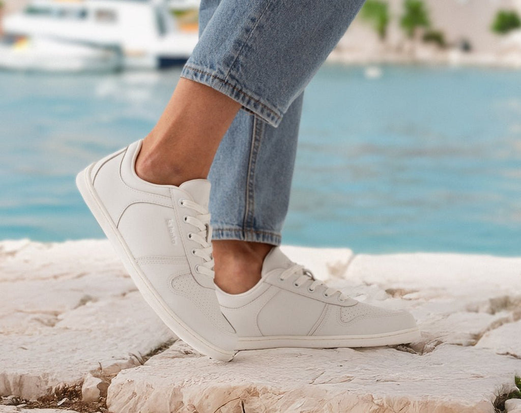 Barefoot Sneakers - Be Lenka Echo - All White - Barefoot Shoe Store