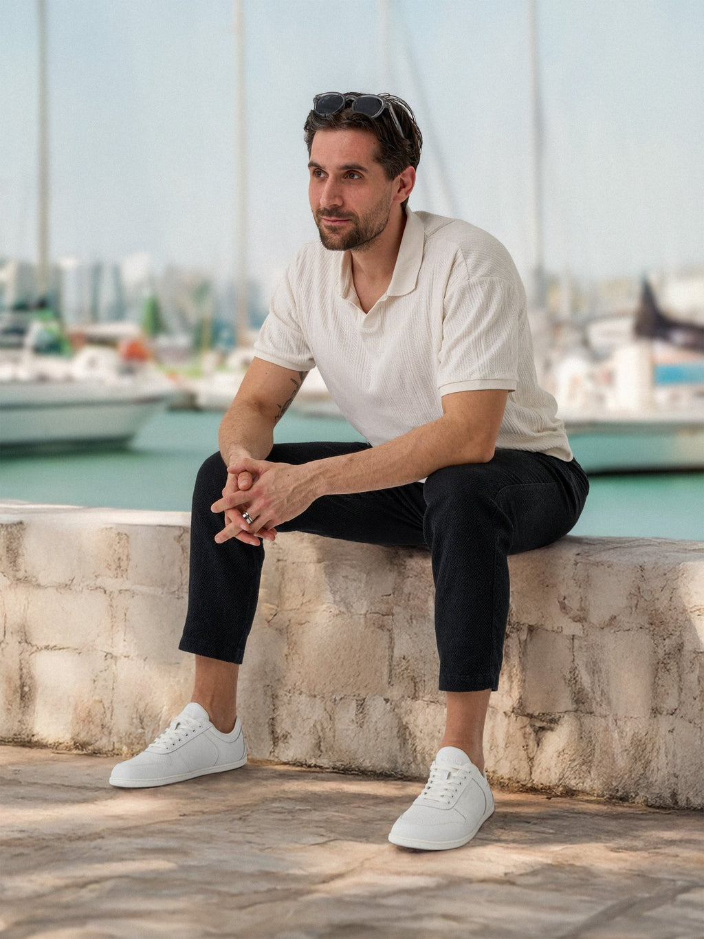 Barefoot Sneakers - Be Lenka Echo - All White - Barefoot Shoe Store