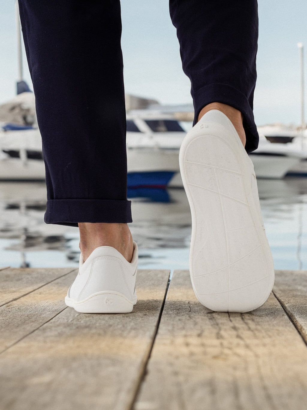 Barefoot Sneakers - Be Lenka Echo - All White - Barefoot Shoe Store