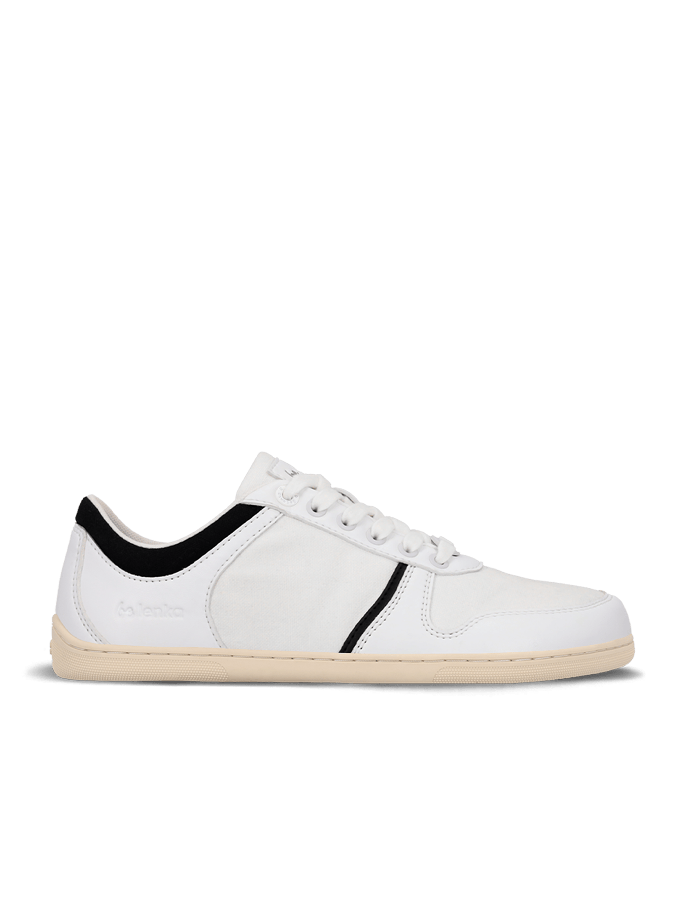 Barefoot Sneakers - Be Lenka Echo - White & Black Vegan - Barefoot Shoe Store