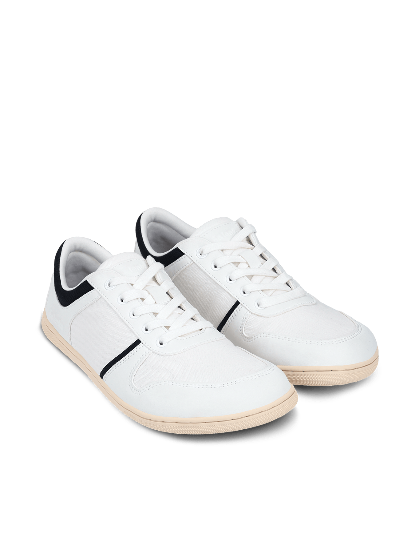 Barefoot Sneakers - Be Lenka Echo - White & Black Vegan - Barefoot Shoe Store
