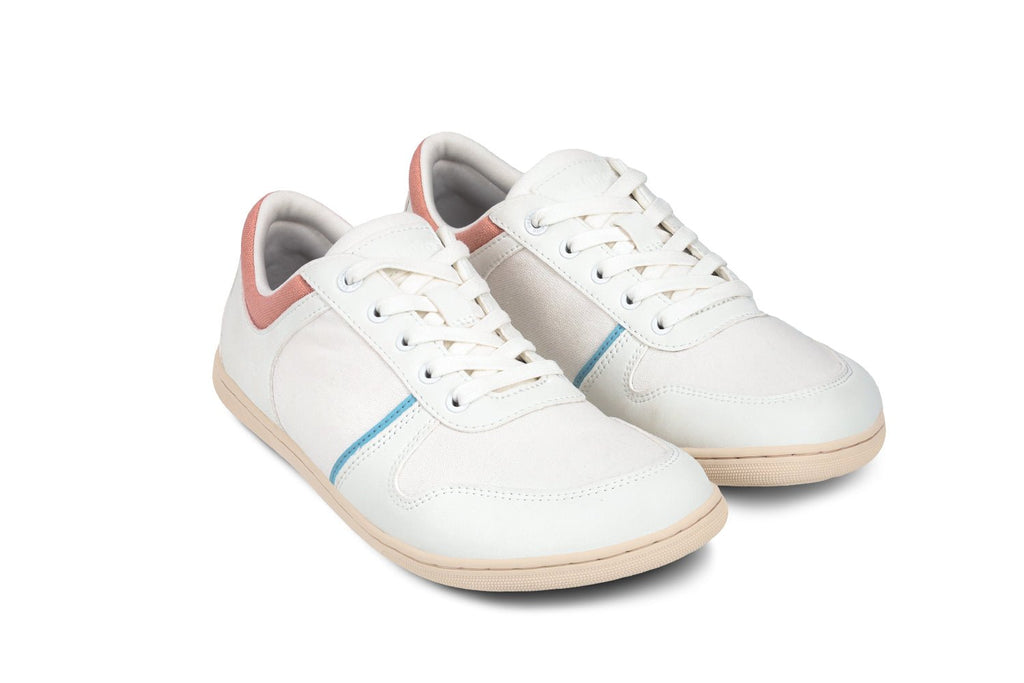 Barefoot Sneakers - Be Lenka Echo - White & Cotton Candy Vegan - Barefoot Shoe Store