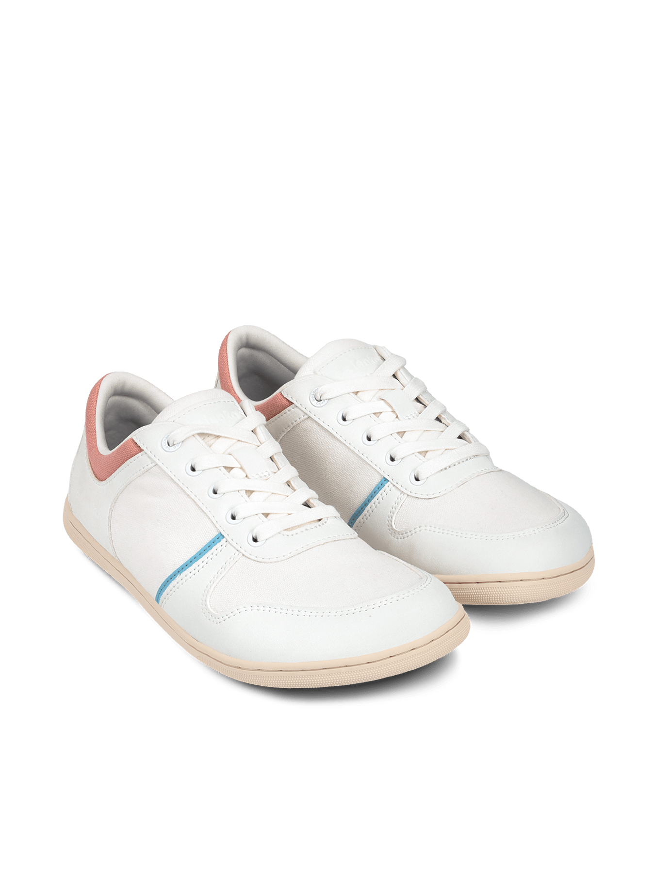 Barefoot Sneakers - Be Lenka Echo - White & Cotton Candy Vegan - Barefoot Shoe Store