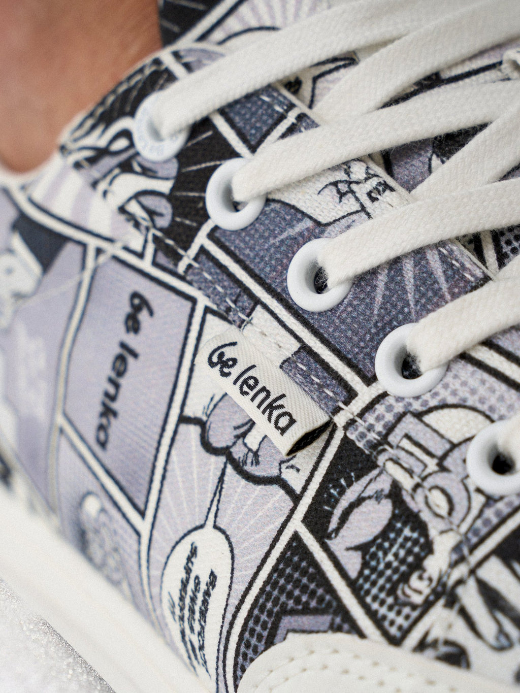 Barefoot Sneakers Be Lenka Rebound - Comics Black & White - Barefoot Shoe Store