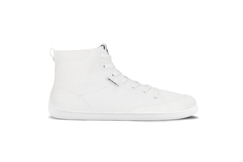 Barefoot Sneakers Be Lenka Rebound - High Top - All White - Barefoot Shoe Store