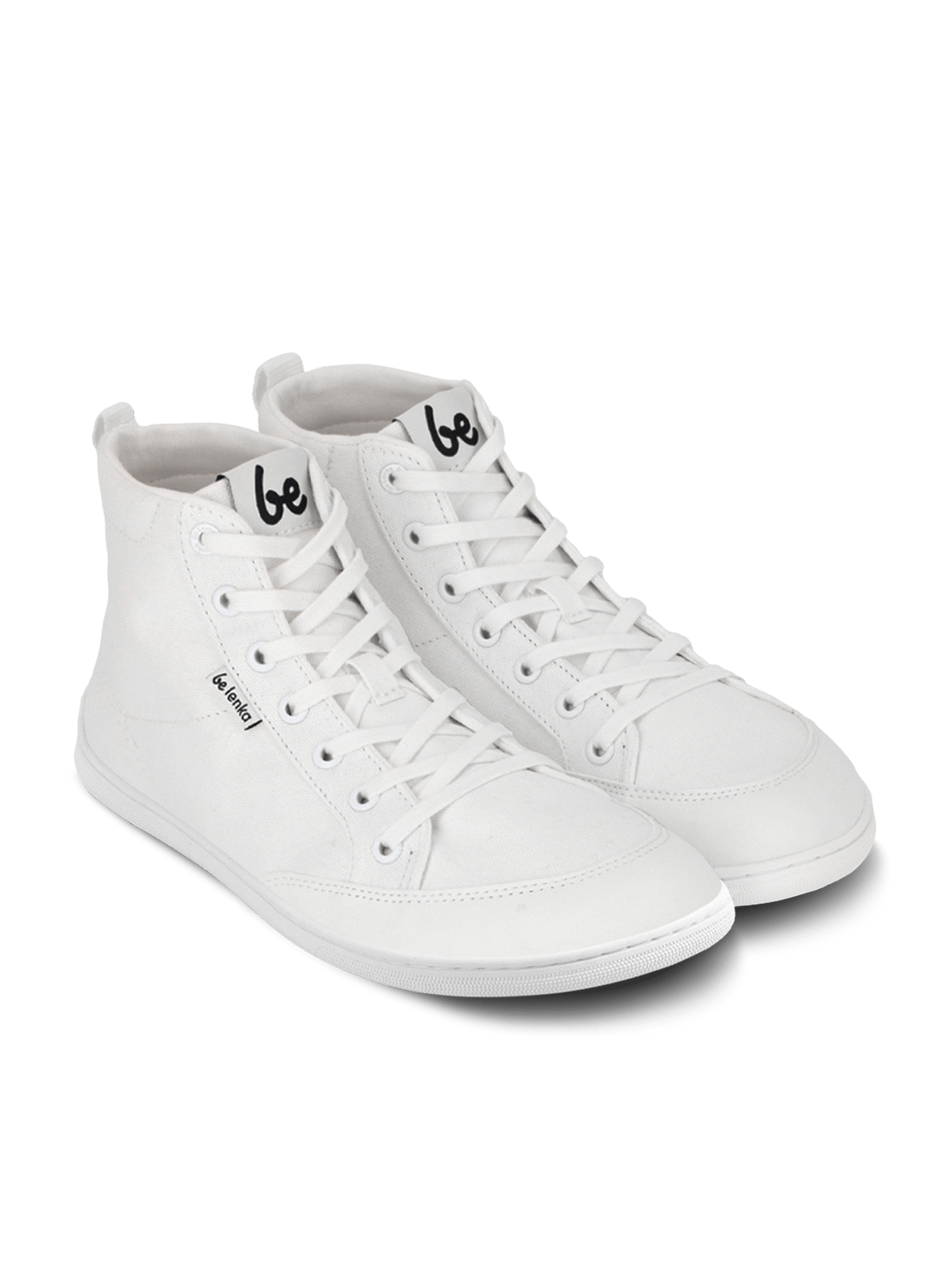 Barefoot Sneakers Be Lenka Rebound - High Top - All White - Barefoot Shoe Store