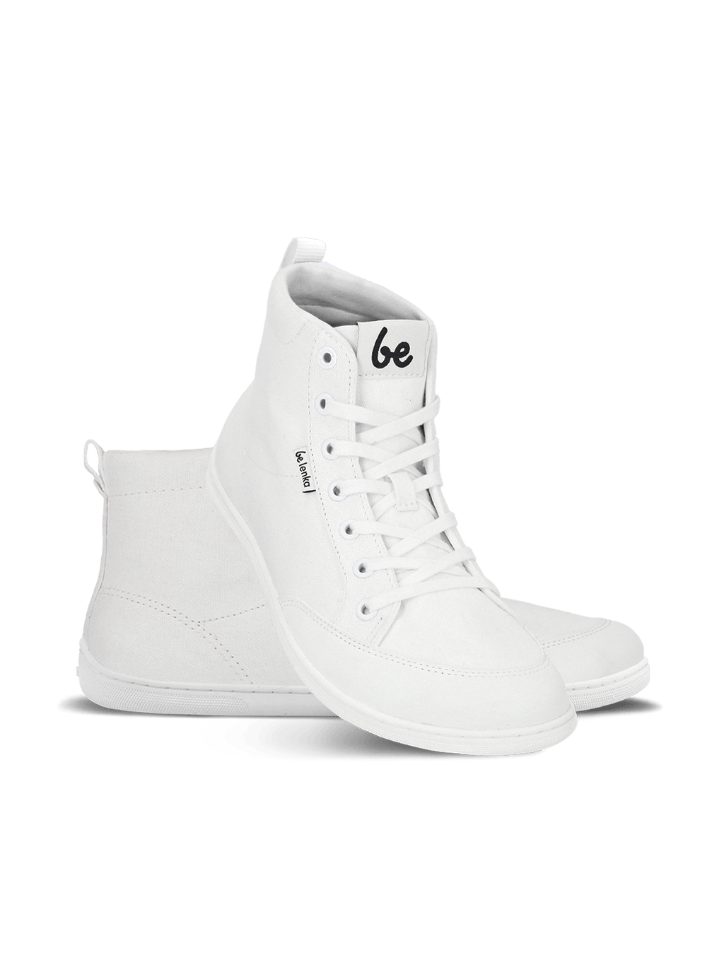 Barefoot Sneakers Be Lenka Rebound - High Top - All White - Barefoot Shoe Store