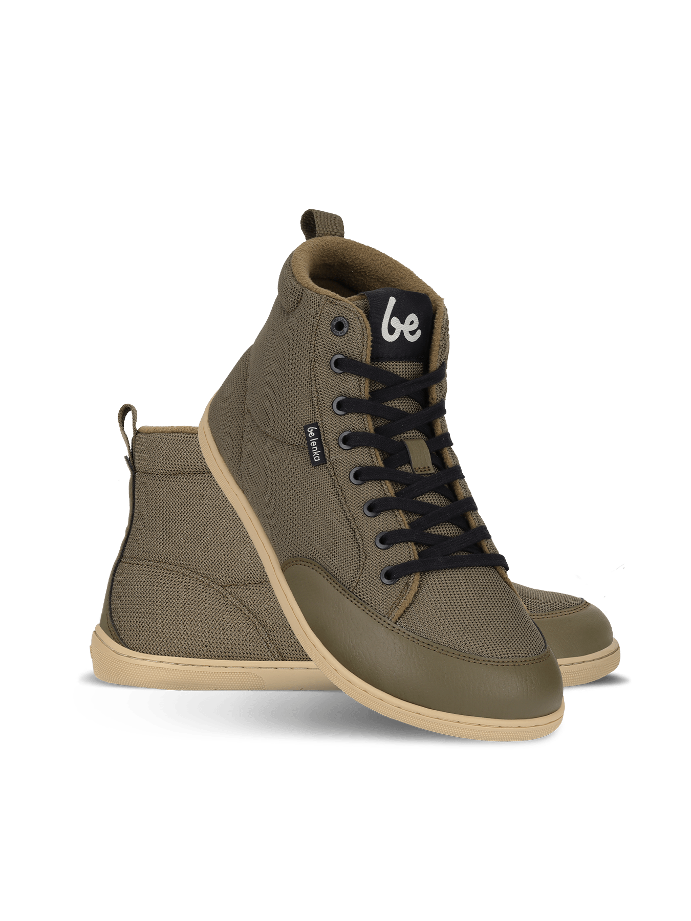 Barefoot Sneakers Be Lenka Rebound Thermo - Army Green - Barefoot Shoe Store