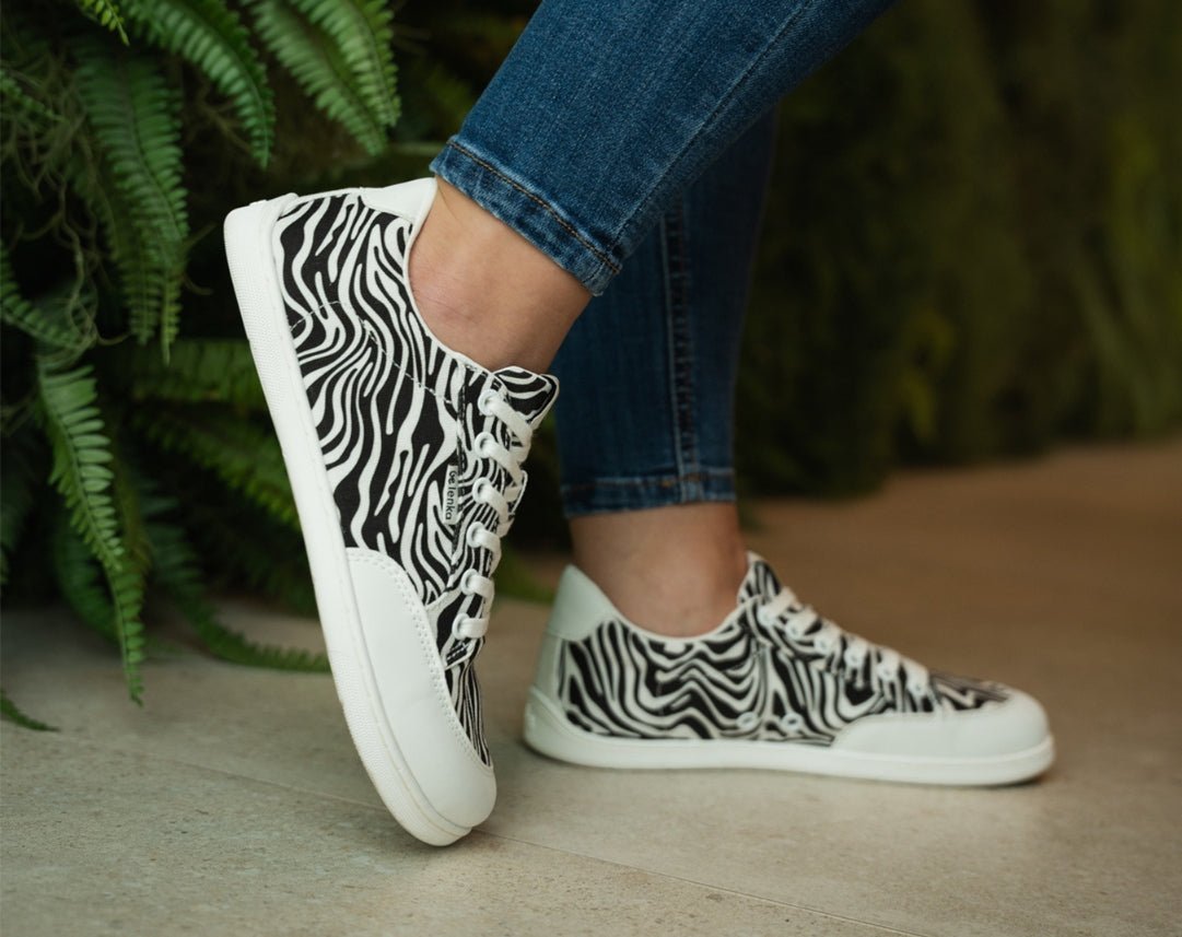 Barefoot Sneakers Be Lenka Rebound - Zebra - Barefoot Shoe Store