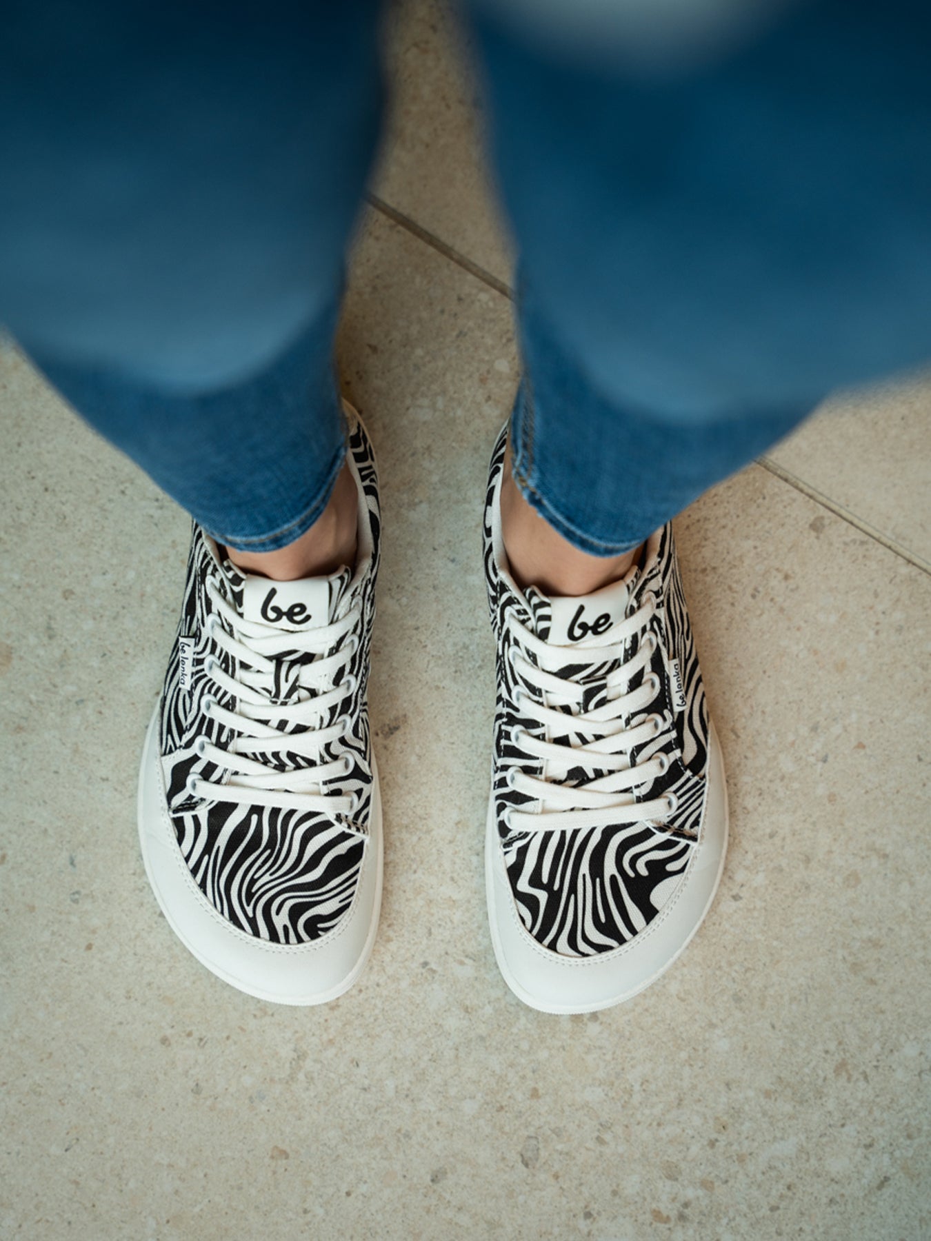 Barefoot Sneakers Be Lenka Rebound - Zebra - Barefoot Shoe Store