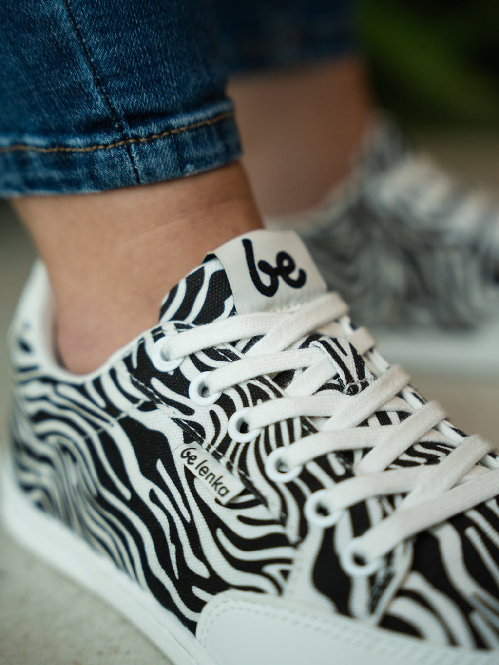 Barefoot Sneakers Be Lenka Rebound - Zebra - Barefoot Shoe Store