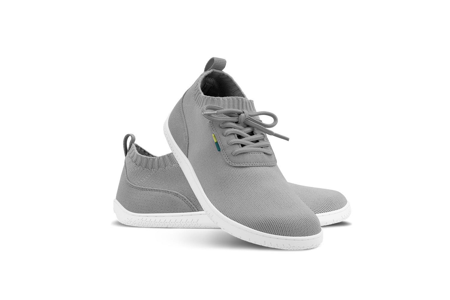 Barefoot Sneakers - Be Lenka Stride - Grey & White - Barefoot Shoe Store