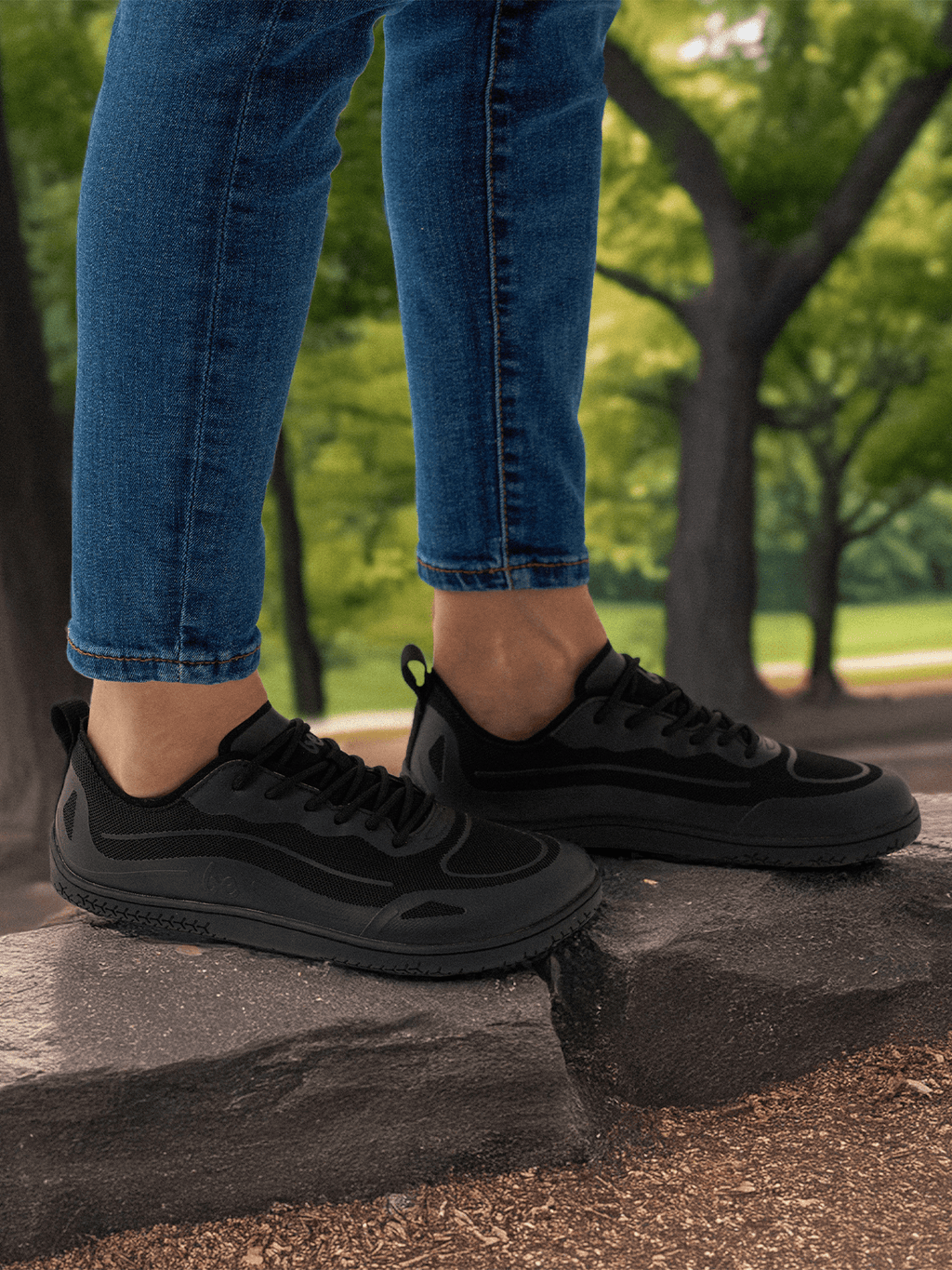 Barefoot Sneakers Be Lenka Velocity - All Black - Barefoot Shoe Store
