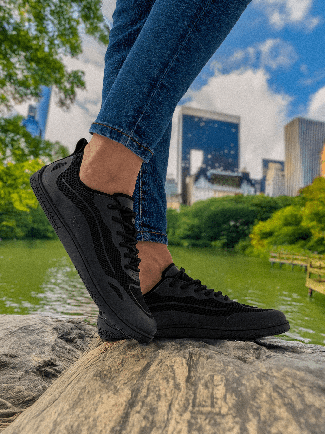 Barefoot Sneakers Be Lenka Velocity - All Black - Barefoot Shoe Store