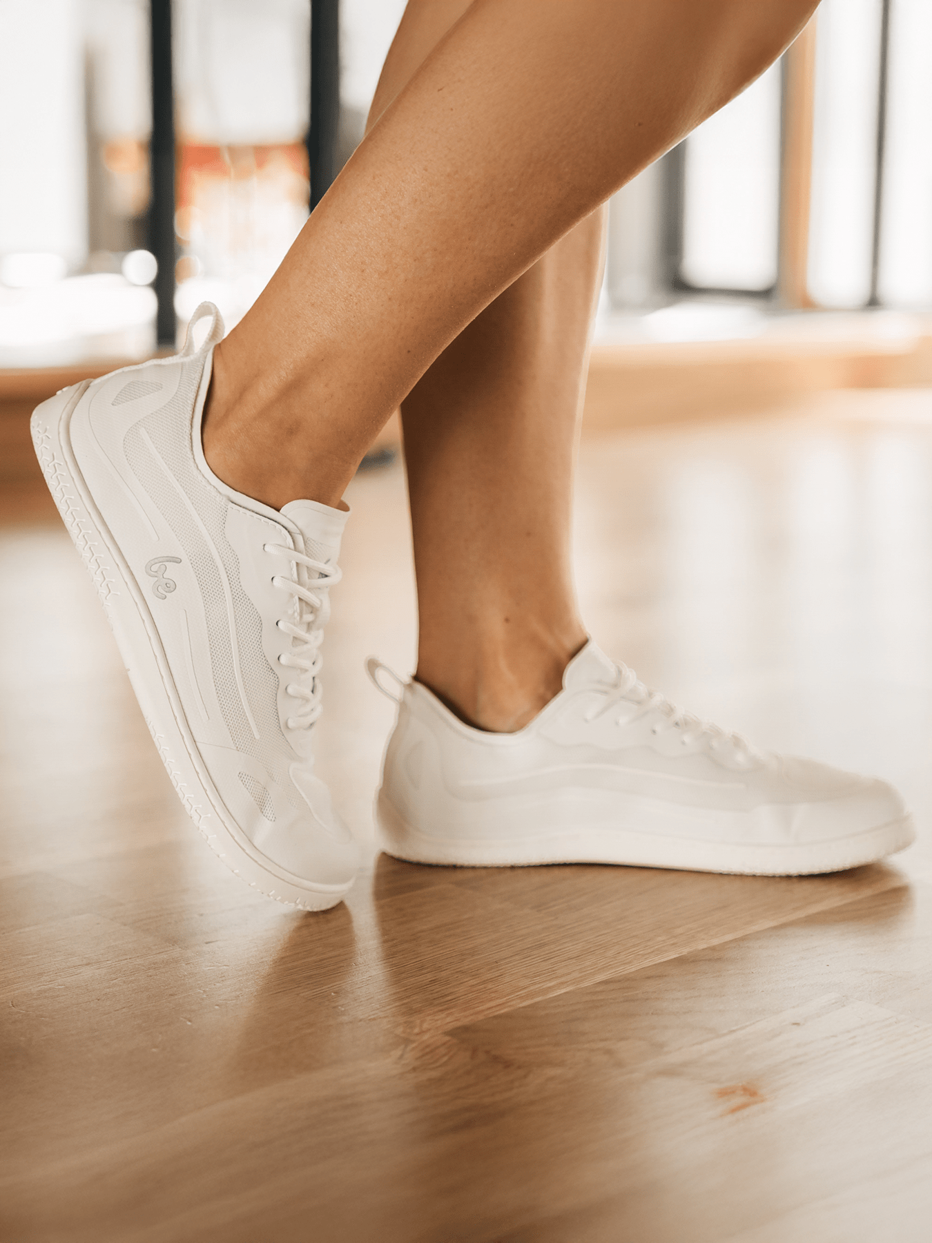 Barefoot Sneakers Be Lenka Velocity - All White - Barefoot Shoe Store