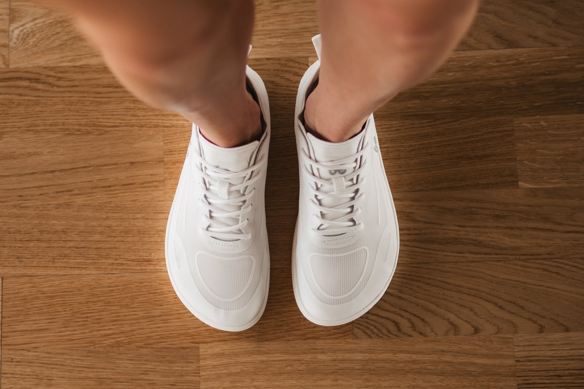 Barefoot Sneakers Be Lenka Velocity - All White - Barefoot Shoe Store