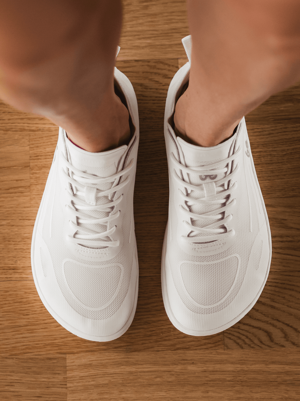 Barefoot Sneakers Be Lenka Velocity - All White - Barefoot Shoe Store