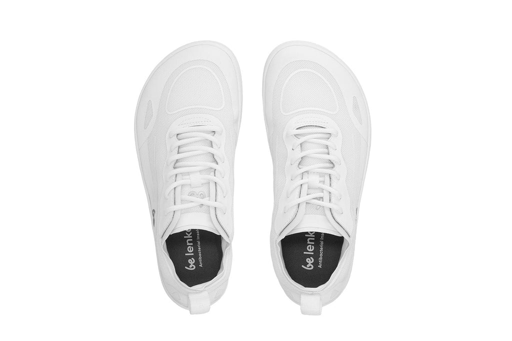 Barefoot Sneakers Be Lenka Velocity - All White - Barefoot Shoe Store
