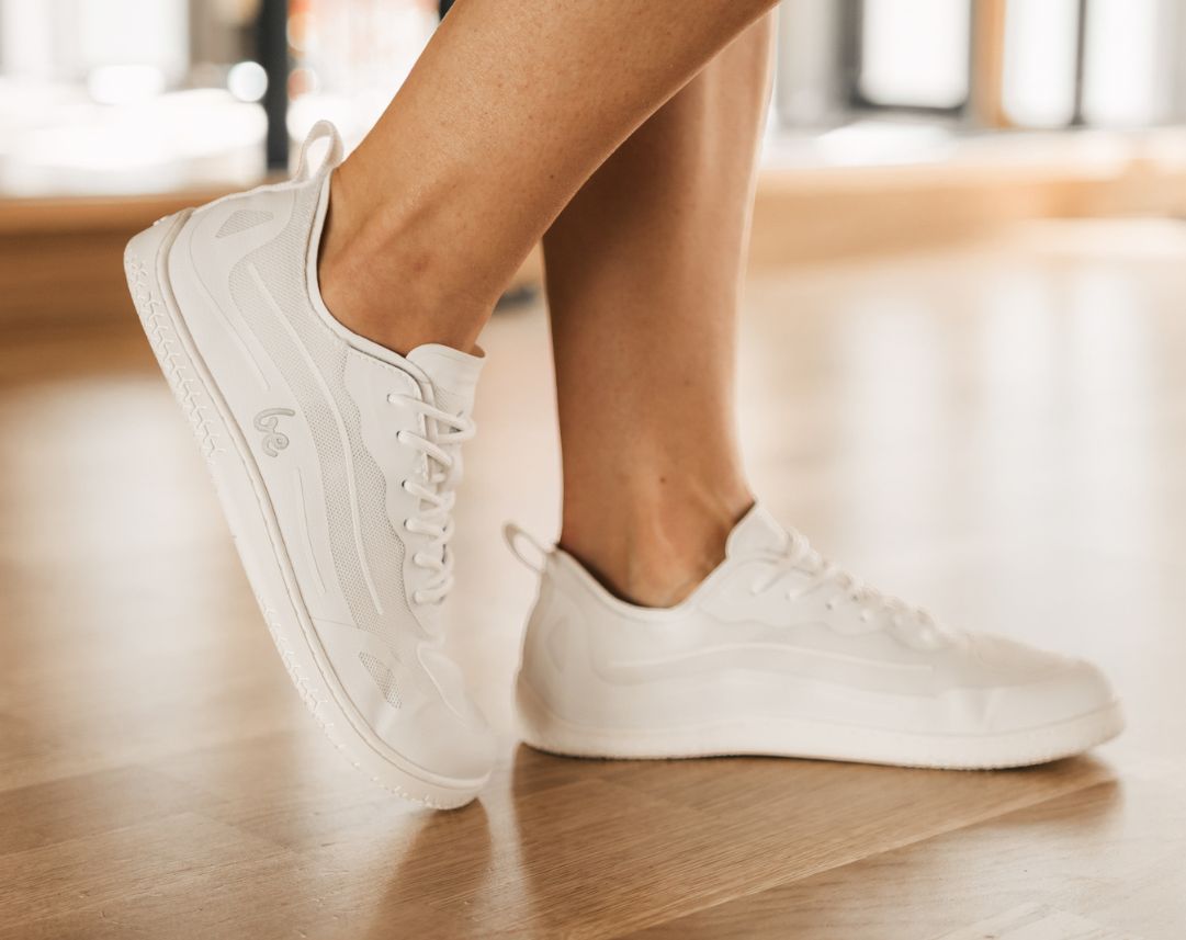 Barefoot Sneakers Be Lenka Velocity - All White - Barefoot Shoe Store