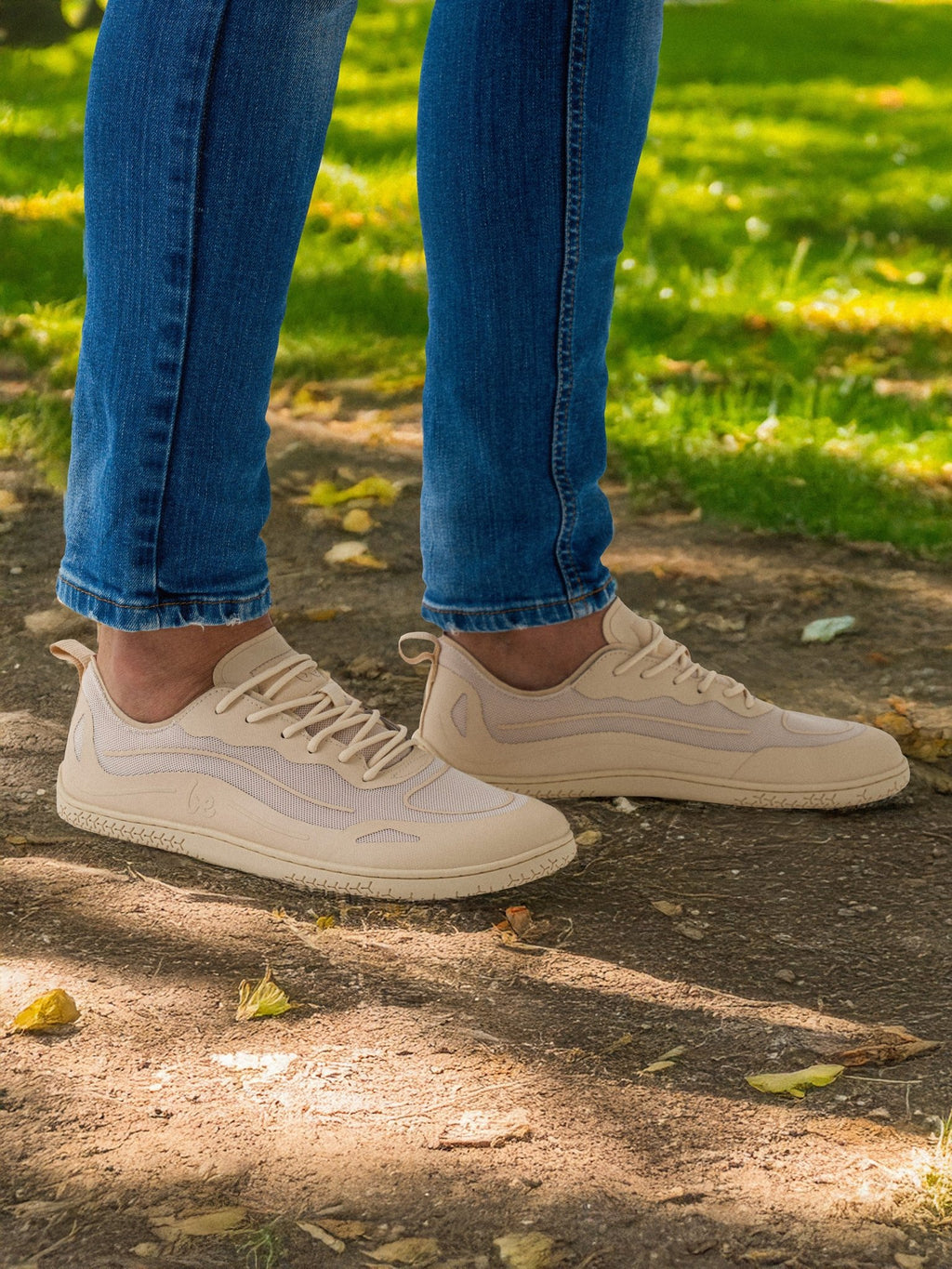 Barefoot Sneakers Be Lenka Velocity - Beige - Barefoot Shoe Store