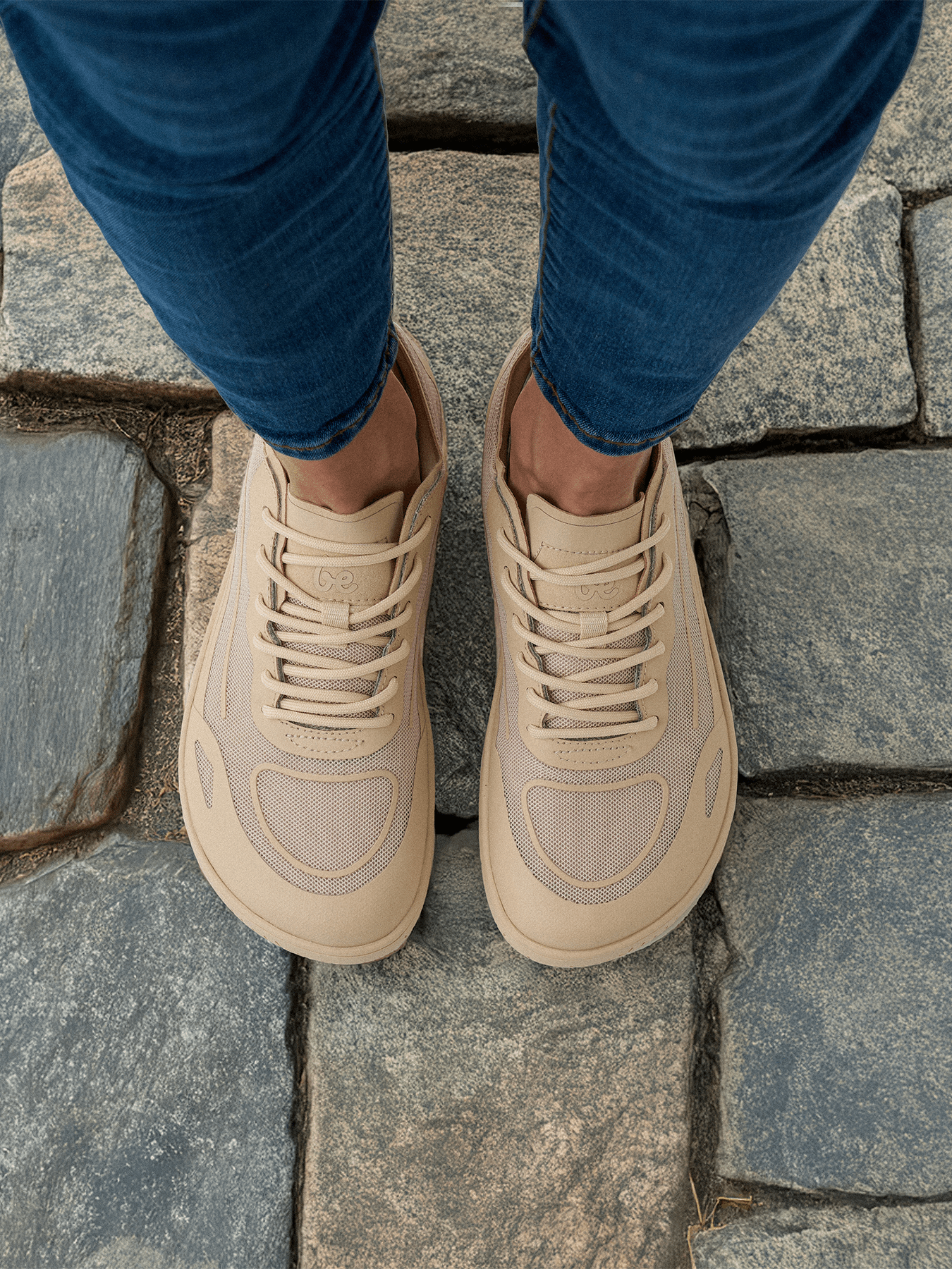 Barefoot Sneakers Be Lenka Velocity - Beige - Barefoot Shoe Store