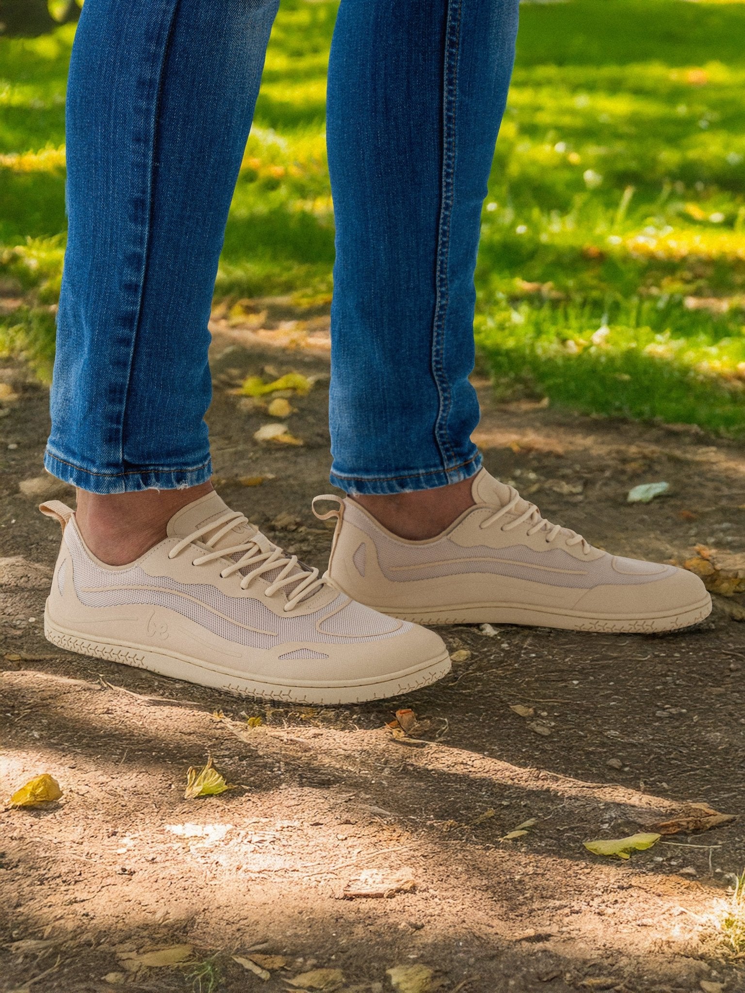 Barefoot Sneakers Be Lenka Velocity - Beige - Barefoot Shoe Store
