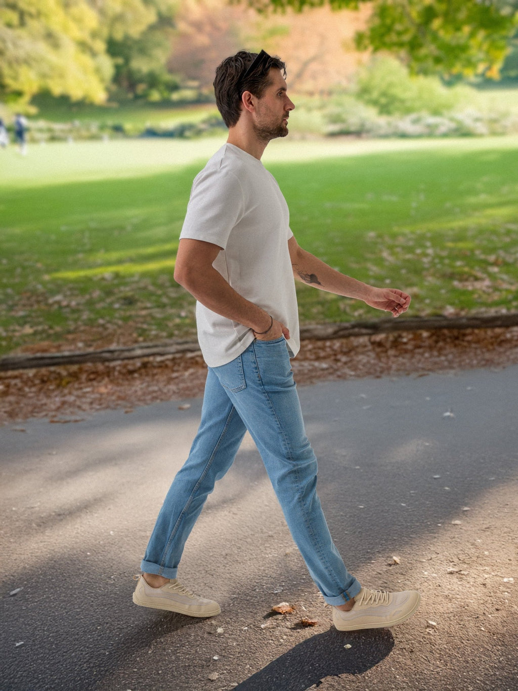 Barefoot Sneakers Be Lenka Velocity - Beige - Barefoot Shoe Store