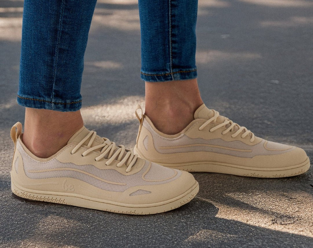 Barefoot Sneakers Be Lenka Velocity - Beige - Barefoot Shoe Store