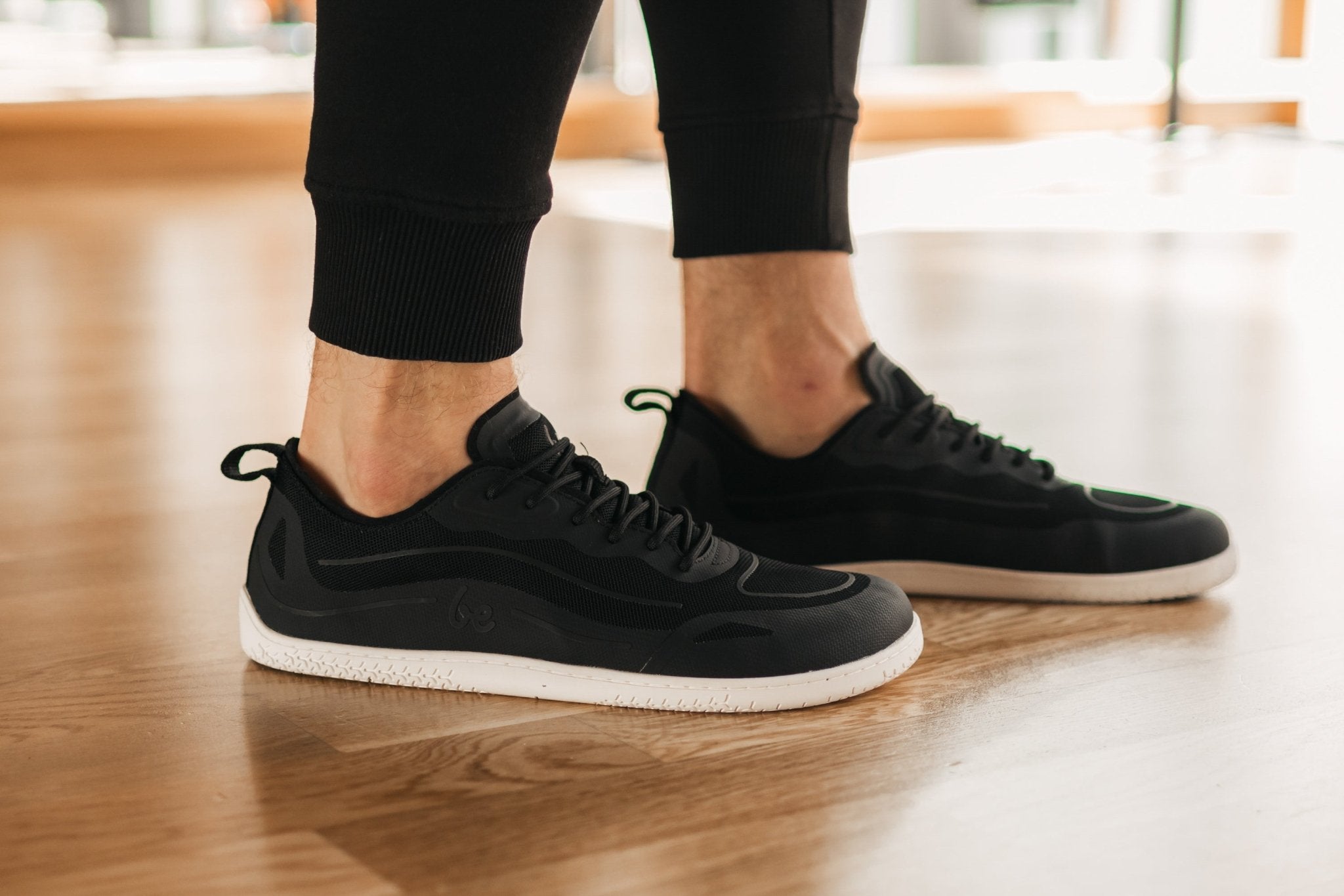 Barefoot Sneakers Be Lenka Velocity - Black - Barefoot Shoe Store