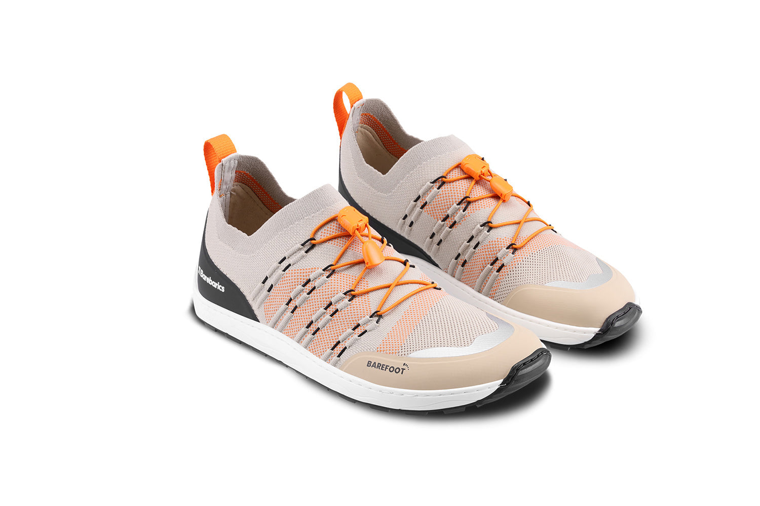 Barefoot Sneakers Barebarics Voyager - Beige & White