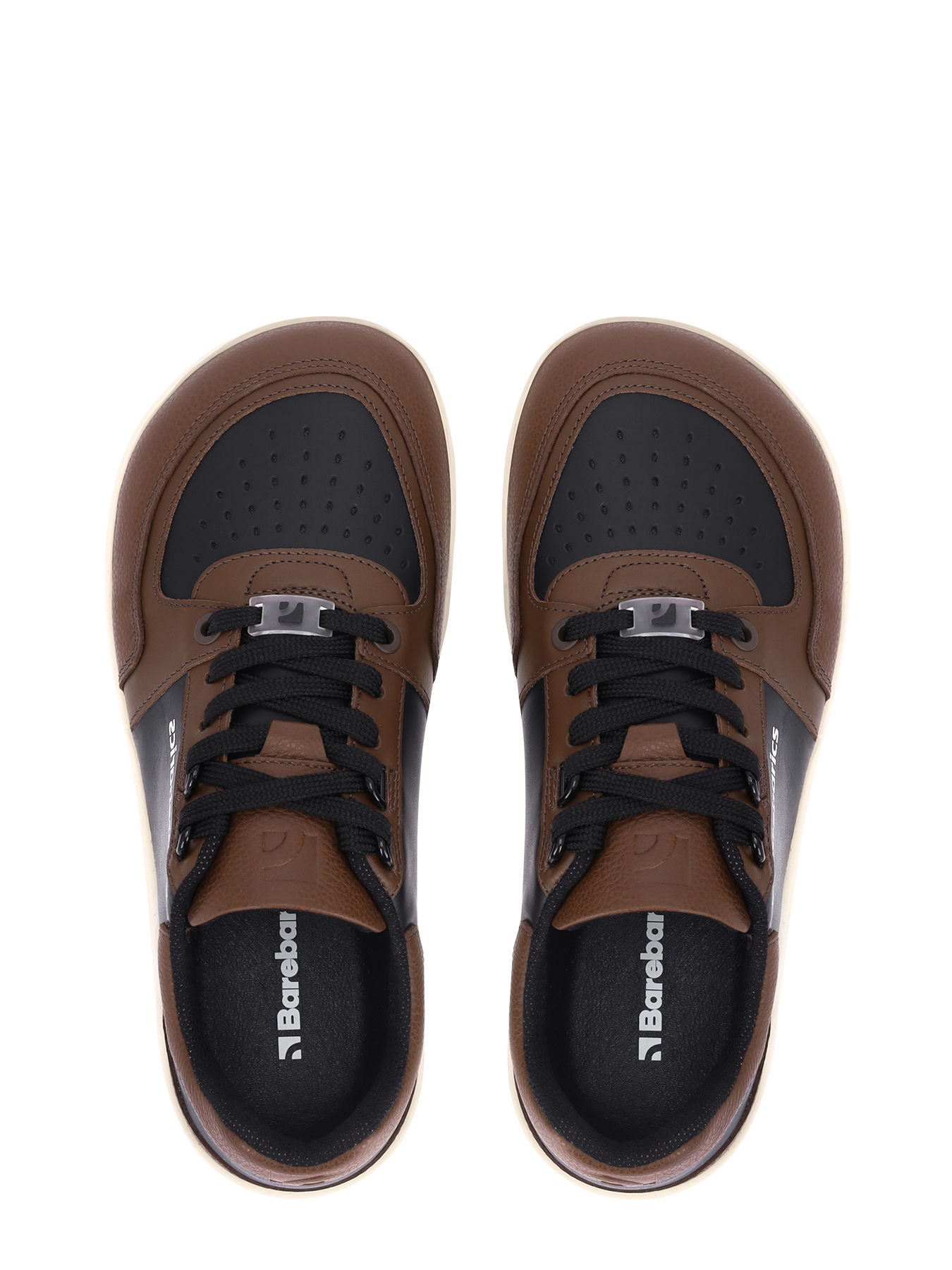 Barefoot Sneakers Barebarics Wave - Black & Dark Brown