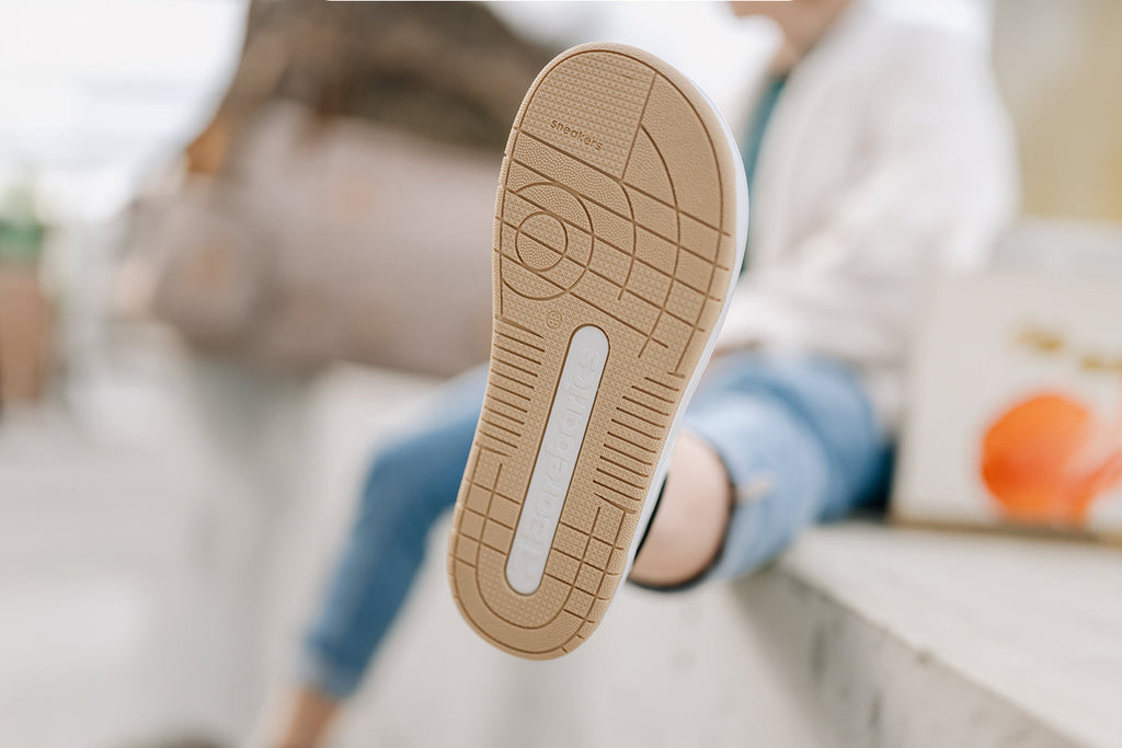 Barefoot Sneakers Barebarics Wave - White & Dark Green (SALE)