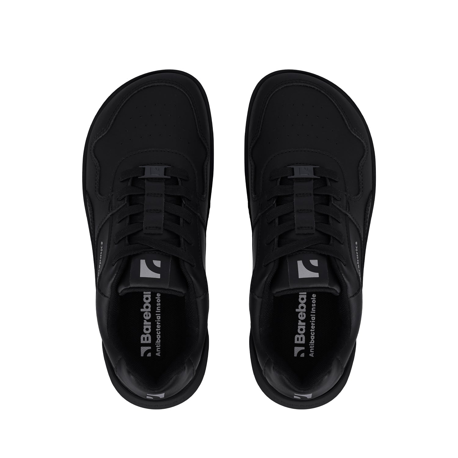 Barefoot Sneakers Barebarics Zing - All Black - Leather