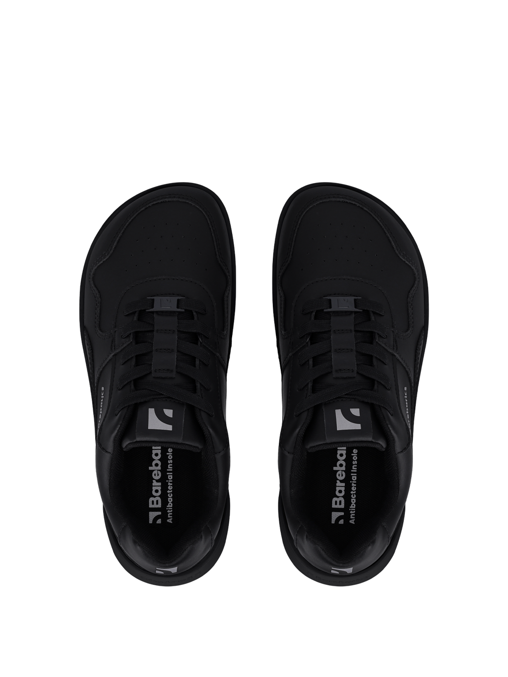 Barefoot Sneakers Barebarics Zing - All Black - Leather