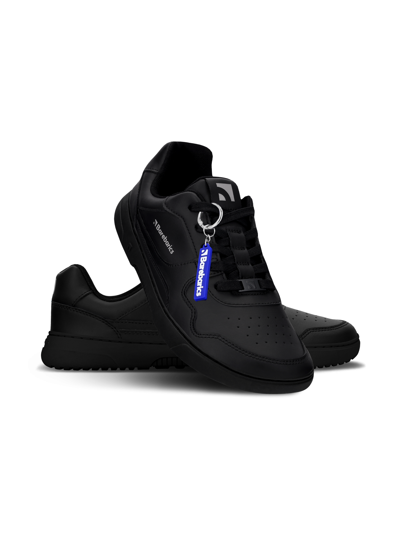 Barefoot Sneakers Barebarics Zing - All Black - Leather