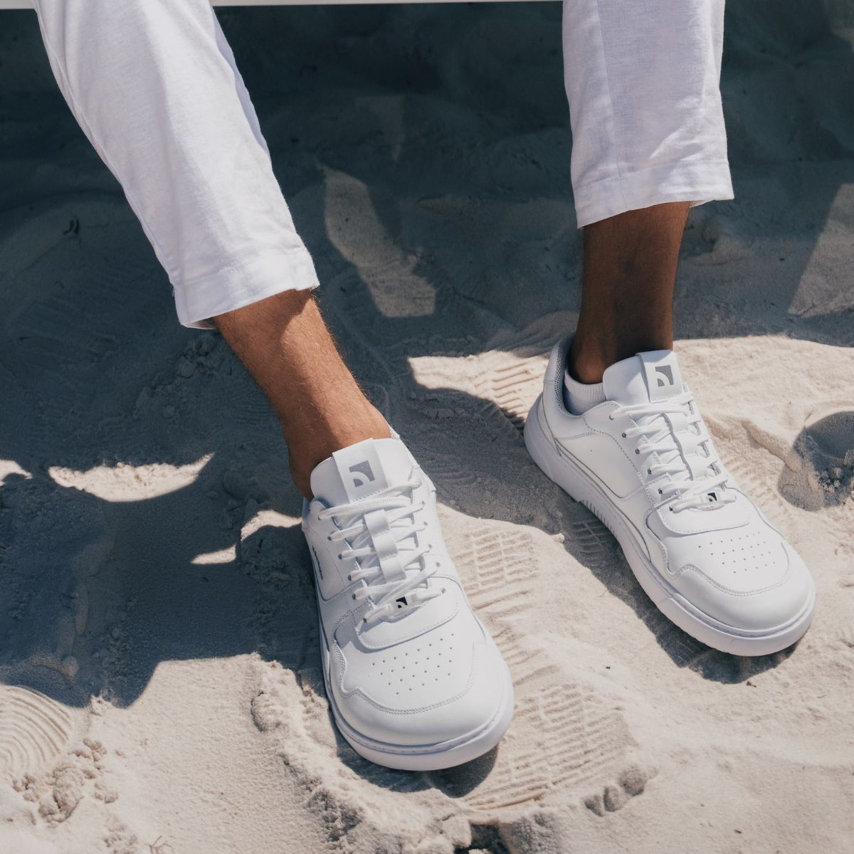 Barefoot Sneakers Barebarics Zing - All White - Leather (SALE)