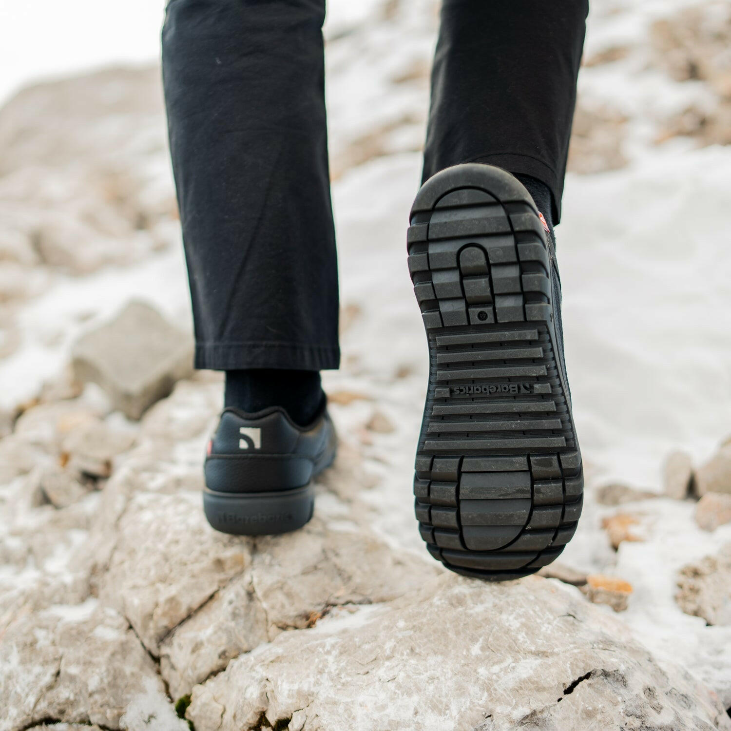 Barefoot Sneakers Barebarics Zing Frost - All Black (SALE)