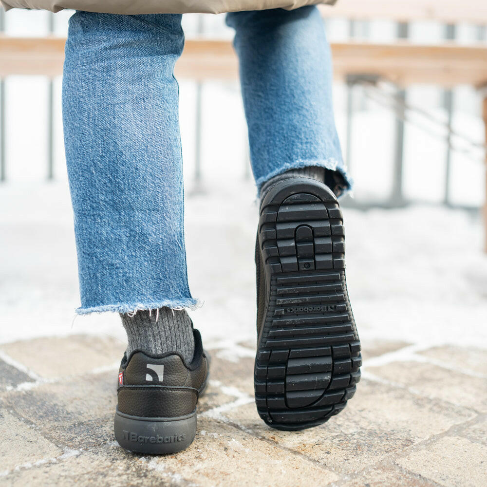 Barefoot Sneakers Barebarics Zing Frost - All Black (SALE)