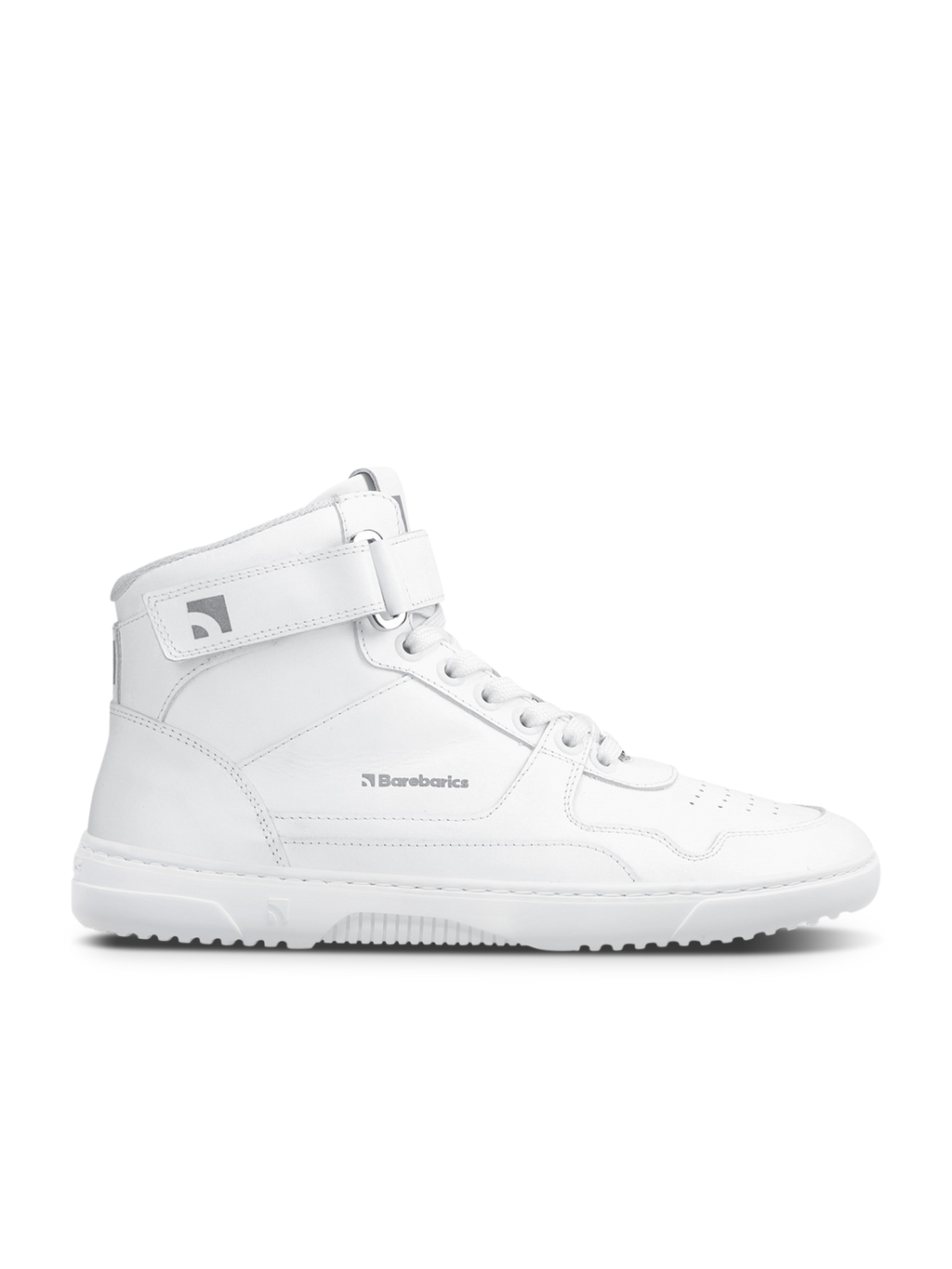 ZING-HIGH TOP : all white - leather size eu 41