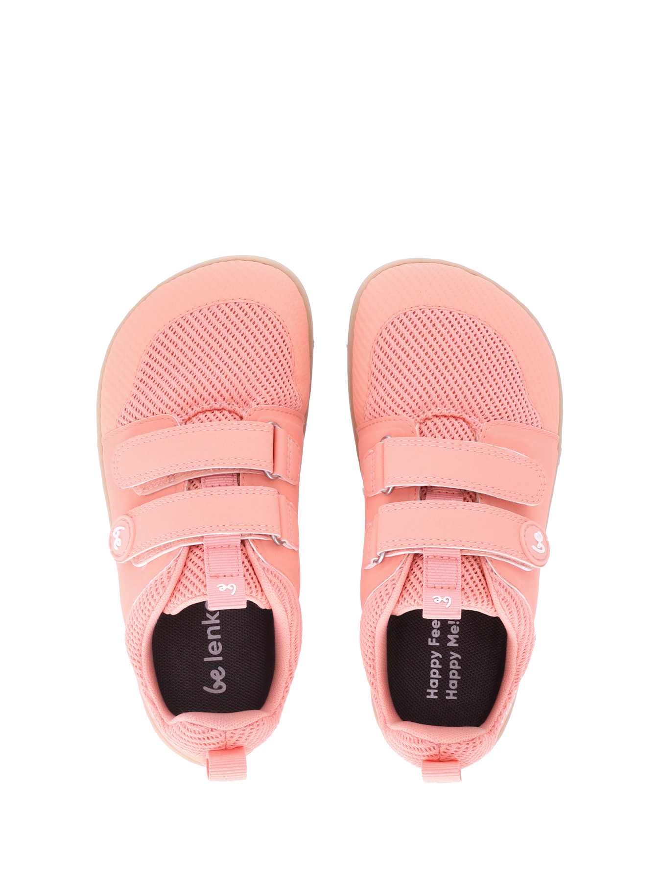 Kids barefoot sneakers Be Lenka Bounty Junior - Coral Pink