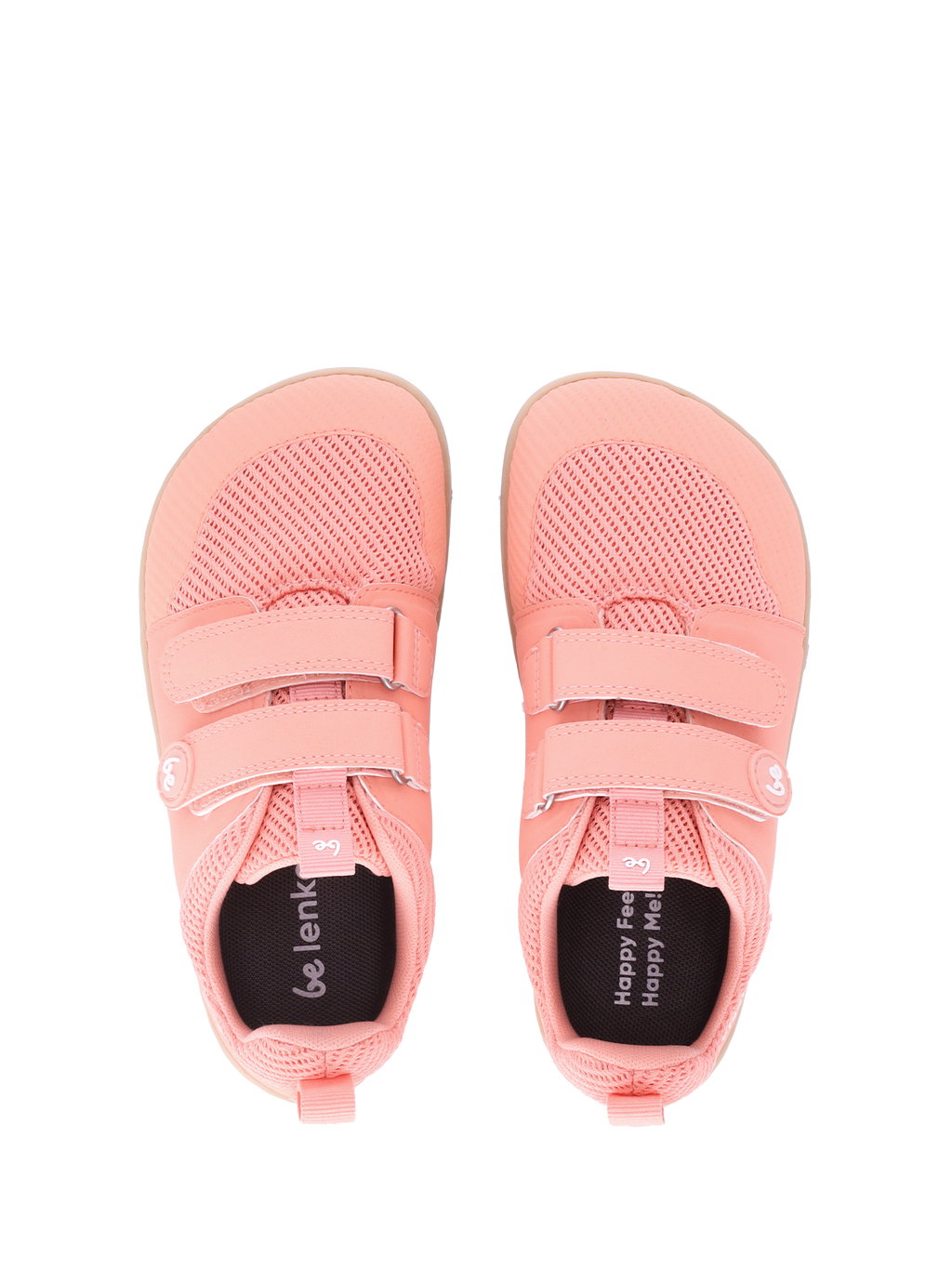 Kids barefoot sneakers Be Lenka Bounty Junior - Coral Pink