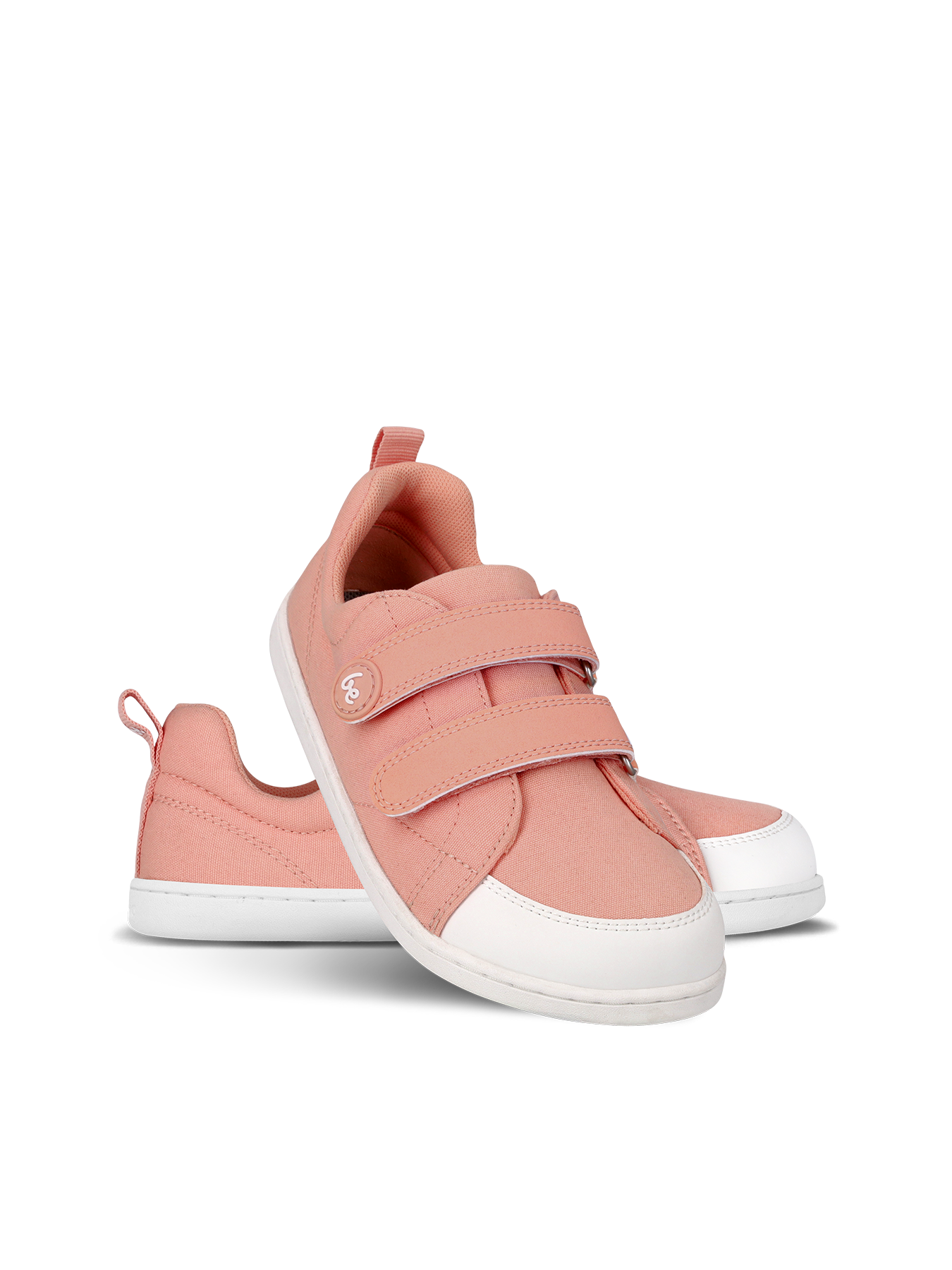 Kids barefoot sneakers Be Lenka Canvi Preschool - Coral Pink