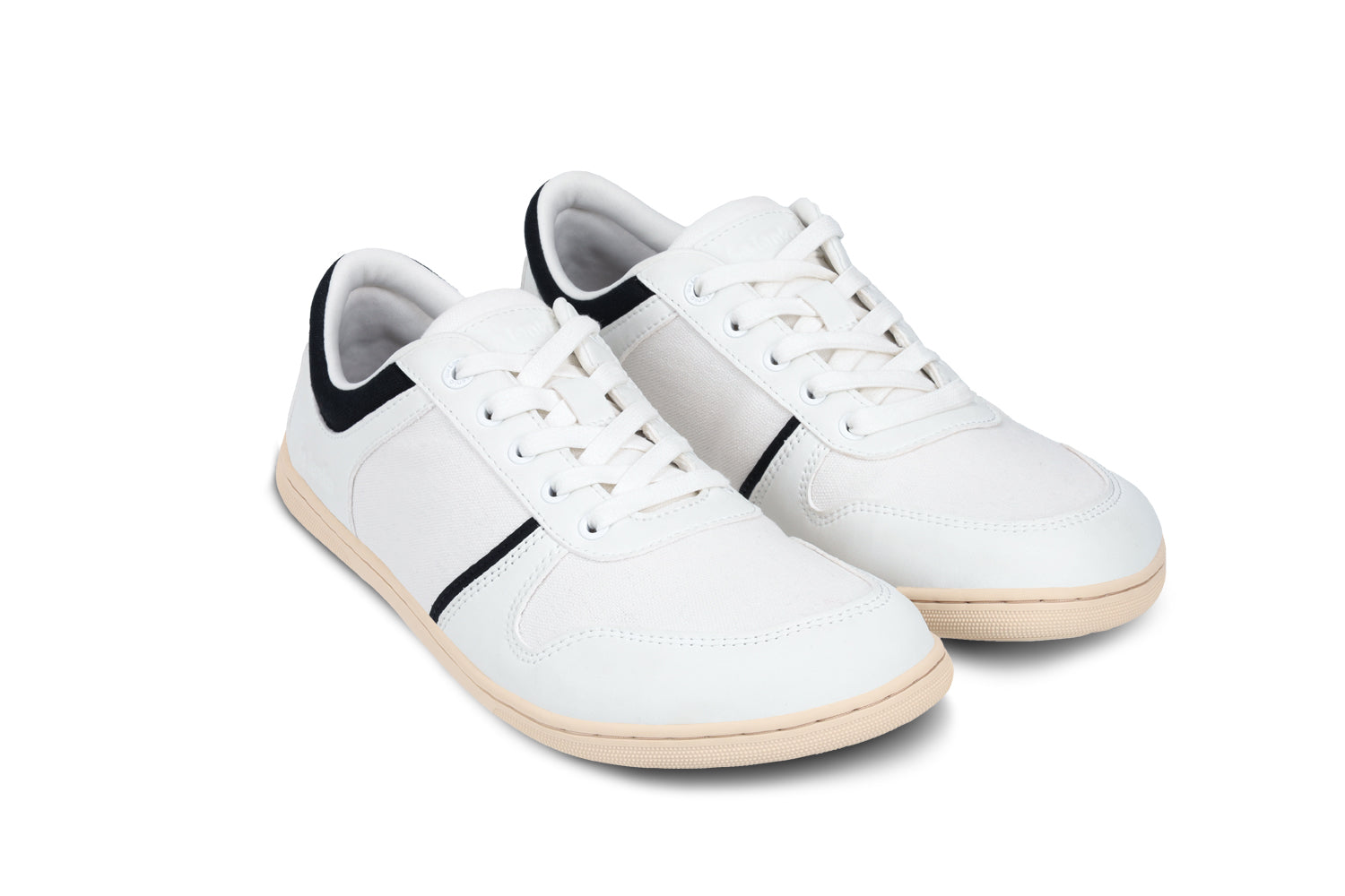 Barefoot Sneakers - Be Lenka Echo - White & Black Vegan
